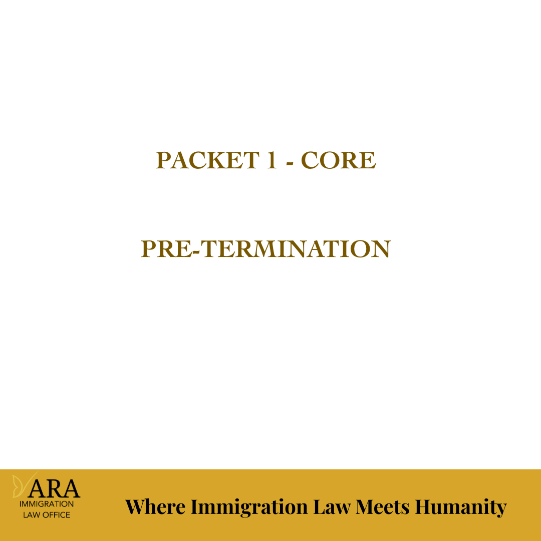 Matter of pretermission - Core Packet