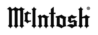 McIntosh logo in black lettering on white background