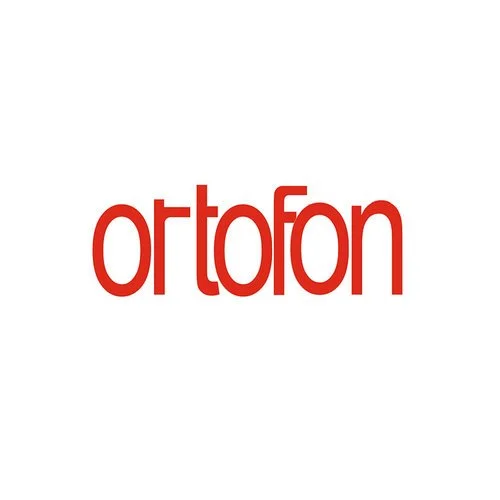 The word "ortofon" in red lowercase letters on a white background.