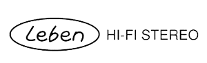 Leben Hi-Fi Stereo logo with oval outline around the word 'Leben'
