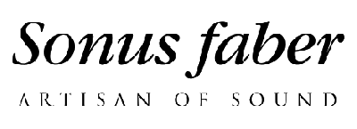 Sonus Faber logo with the tagline 'Artisan of Sound'