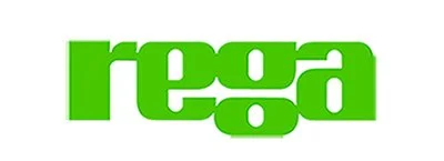 The word 'regal' in bold green letters