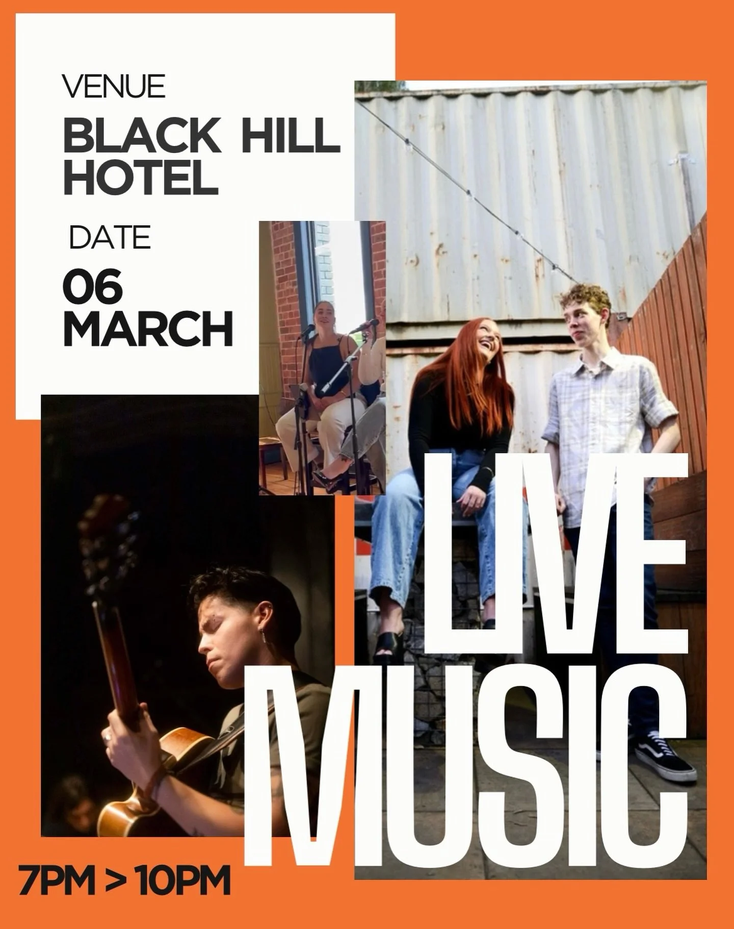 We will be playing this Friday night 7PM > 10PM at the @blackhillhotelballarat 🥵 Come down and join us for a bev &amp; boogie 🫡💃🏽 WE CANT WAIT TO SEE YOU ALL THERE!!!

&bull; The Home Road &bull;

#livemusic #aussiepub #localpub #ballarat #aco