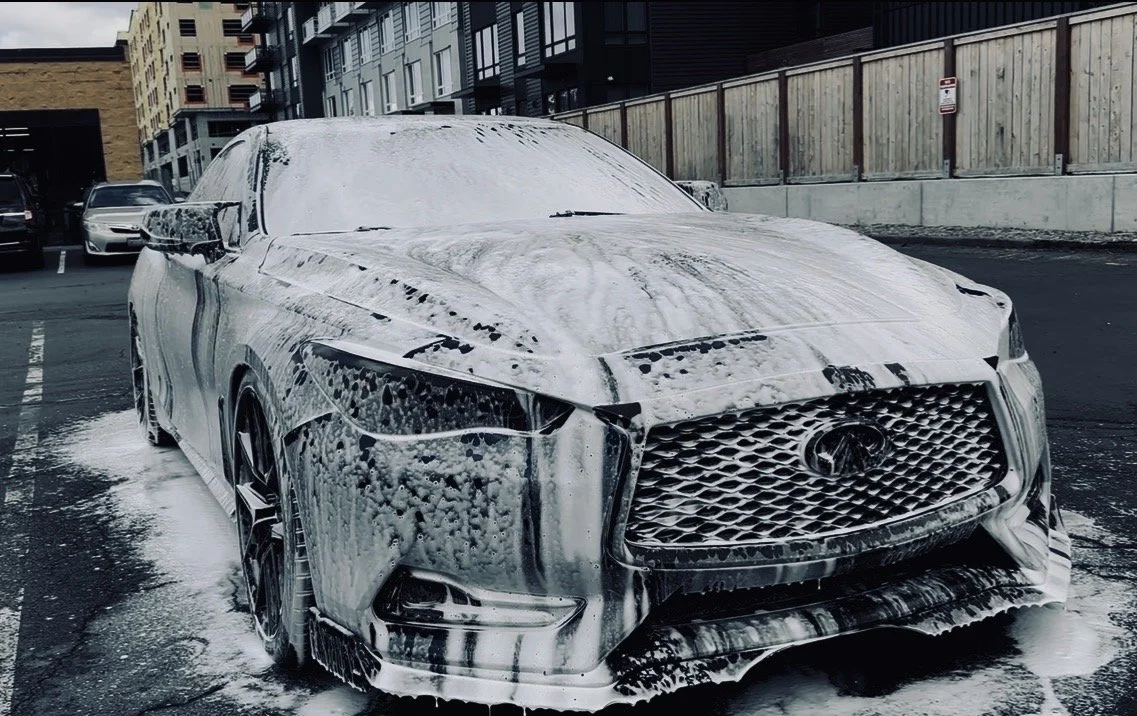Exterior Wash with care Mobile detailing Seattle WA.