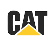 Caterpillar Inc. logo with black text and a yellow triangle