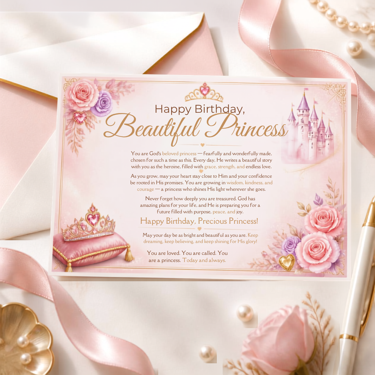 Beautiful Princess — Birthday Card (Vanity Display).png