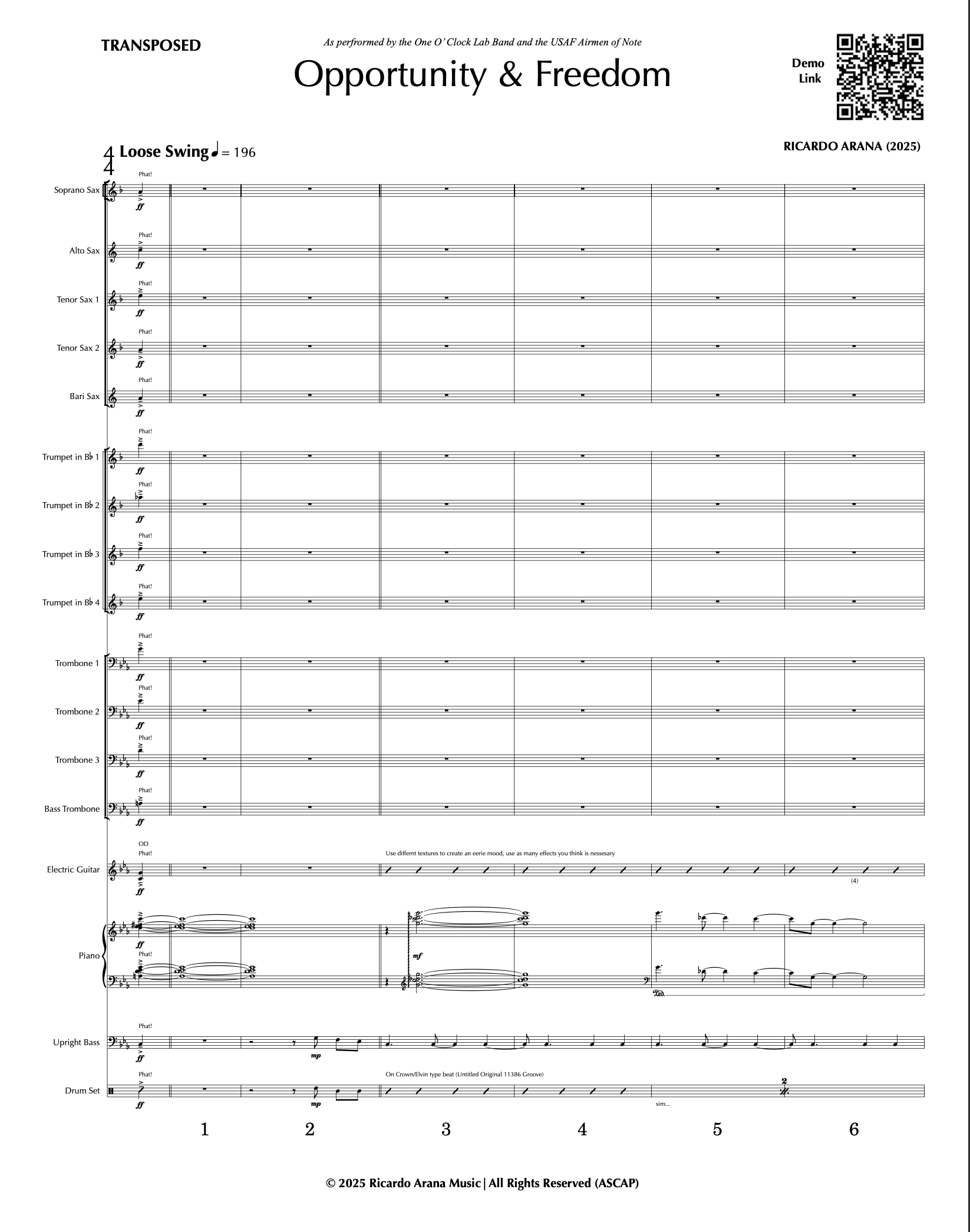Opportunity & Freedom | Study Score
