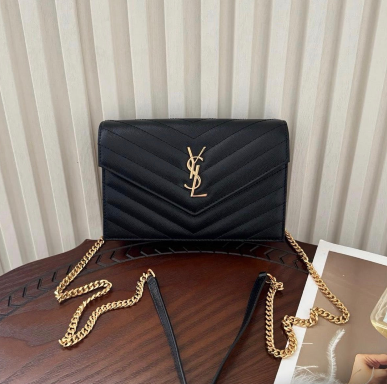 THE CHEVRON ENVELOPE CLUTCH - $150