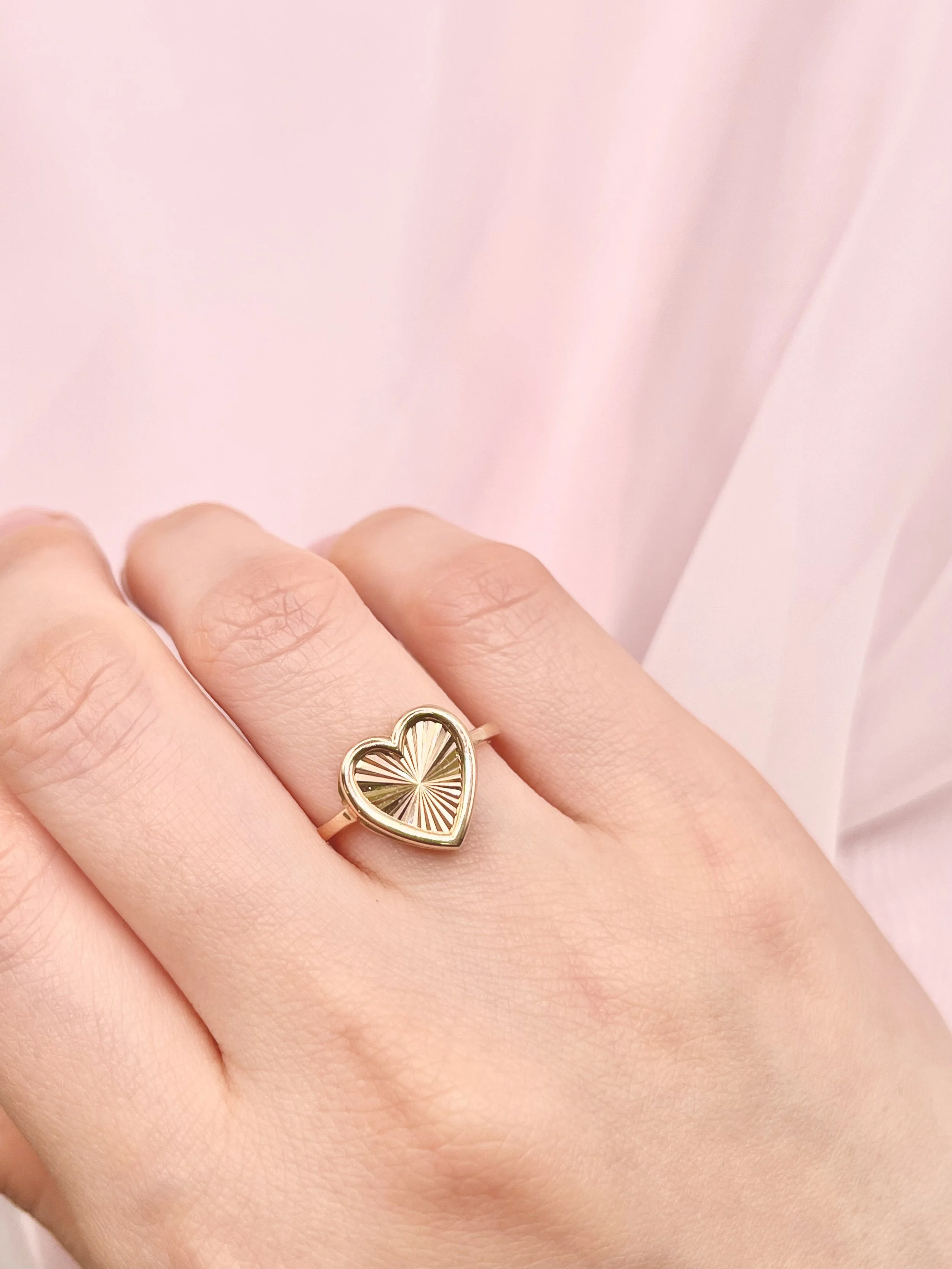 Full of Heart Ring K18PG