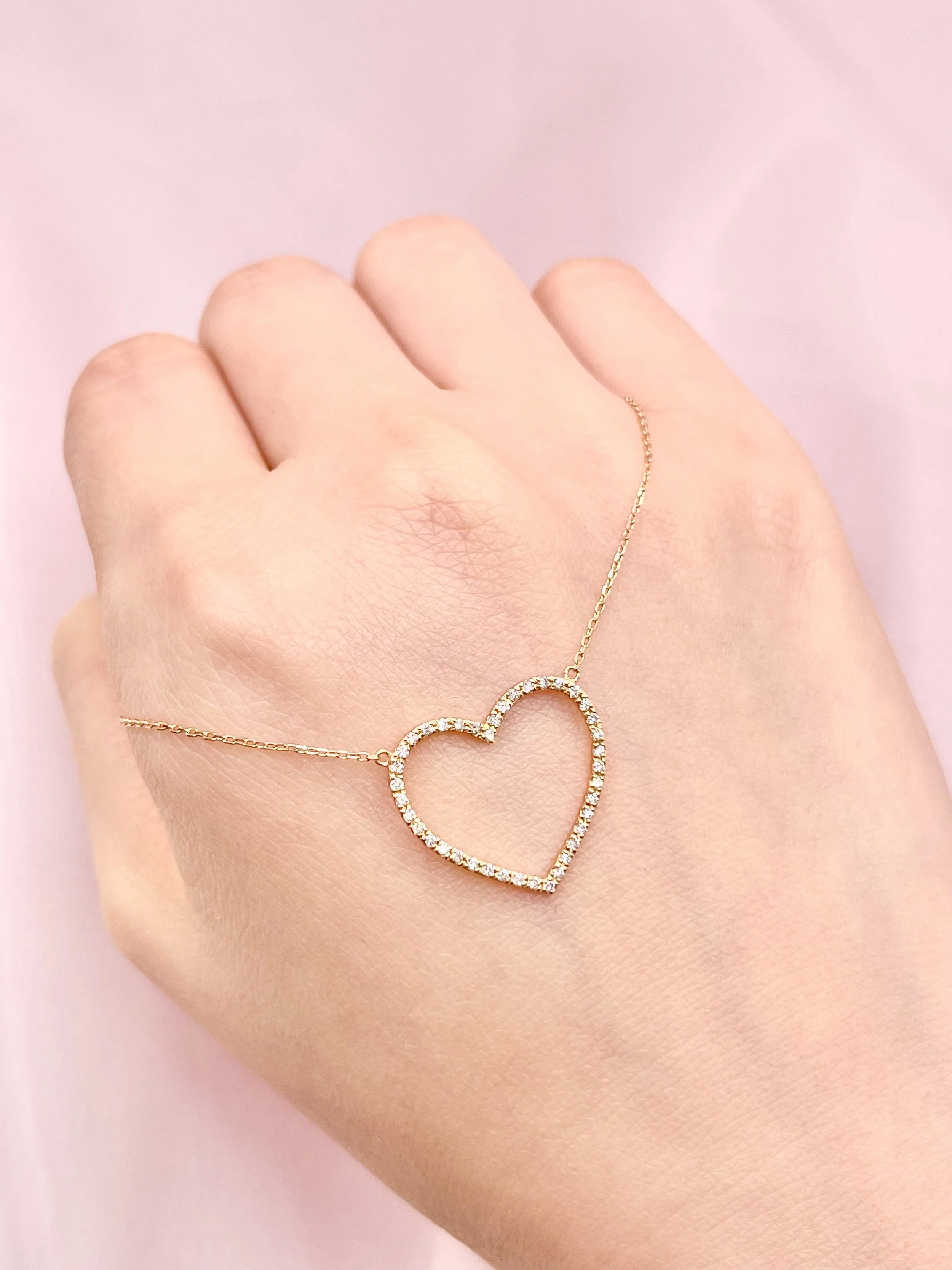 Open Heart necklace