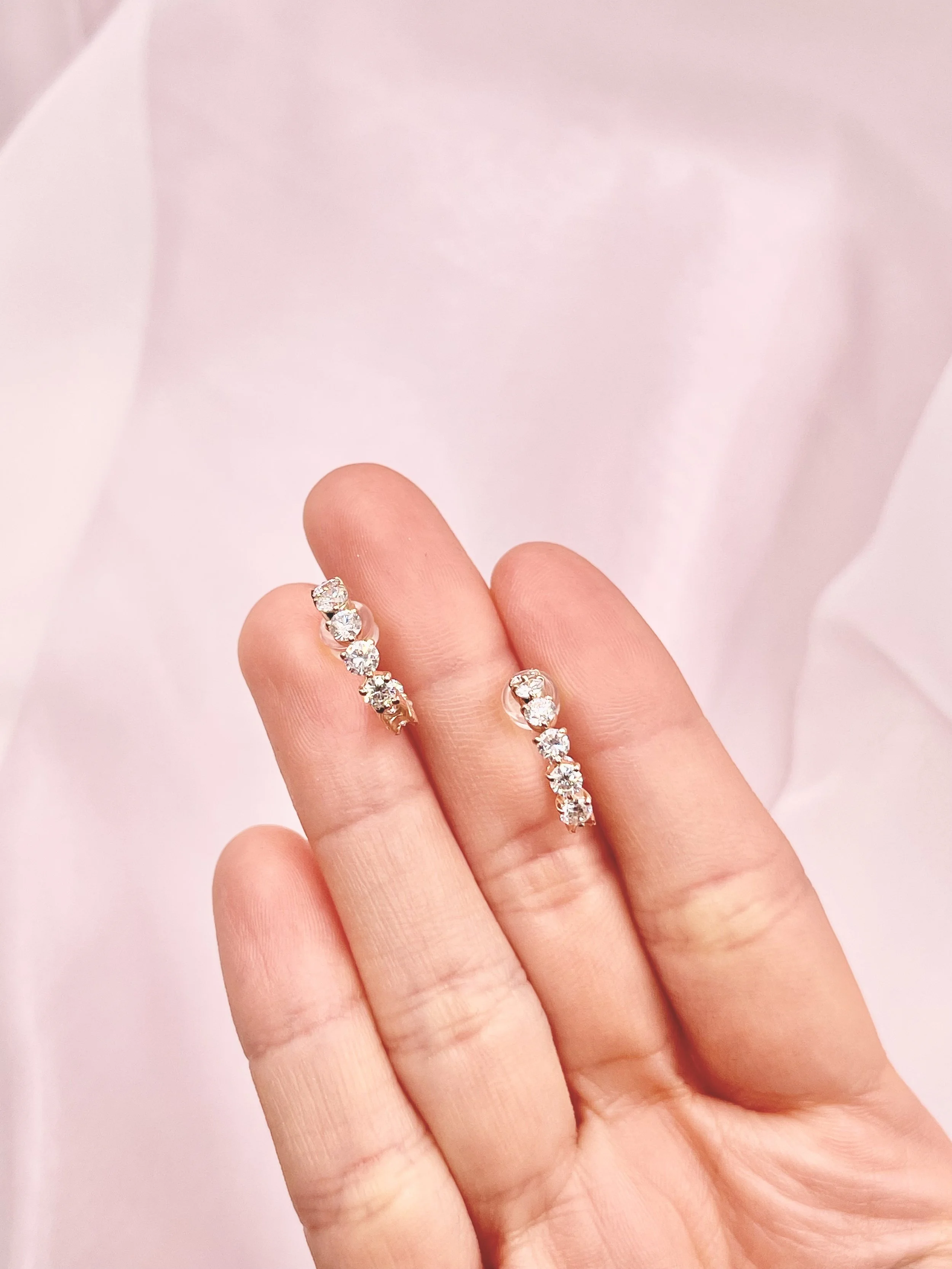 Gold Ray Earrings