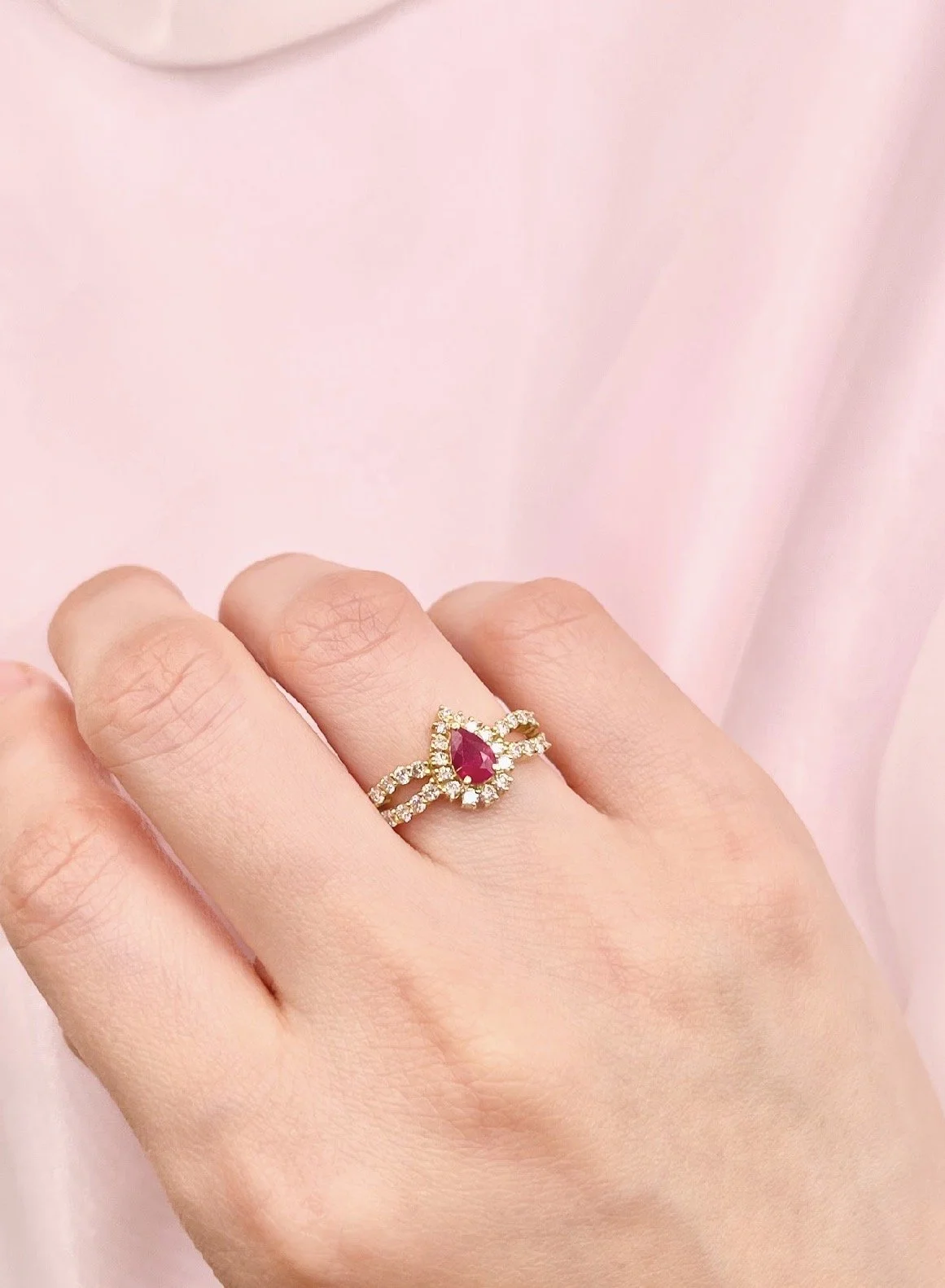 Crimson Embrace Ring