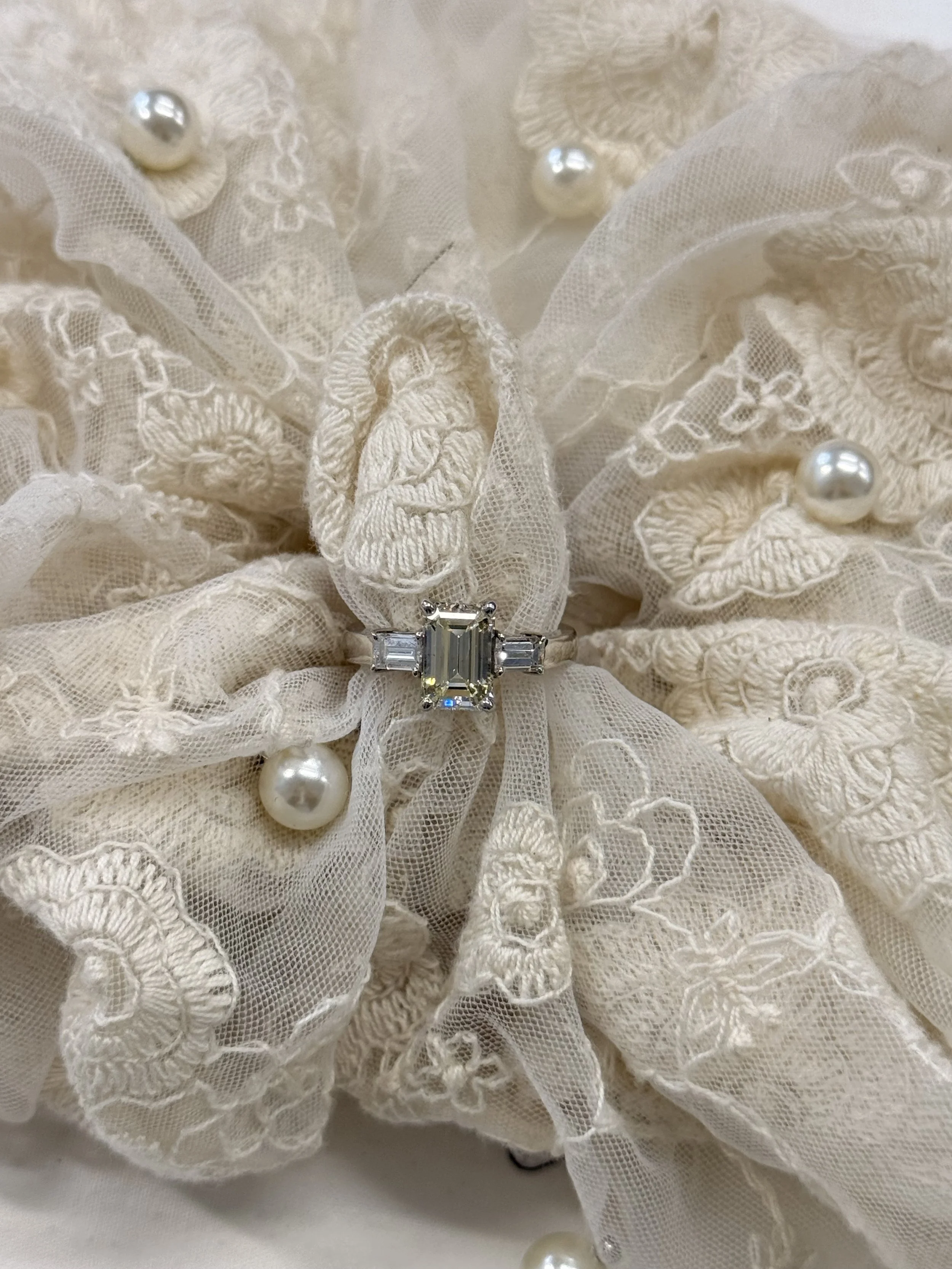 Engagement Ring [Emerald Cut]