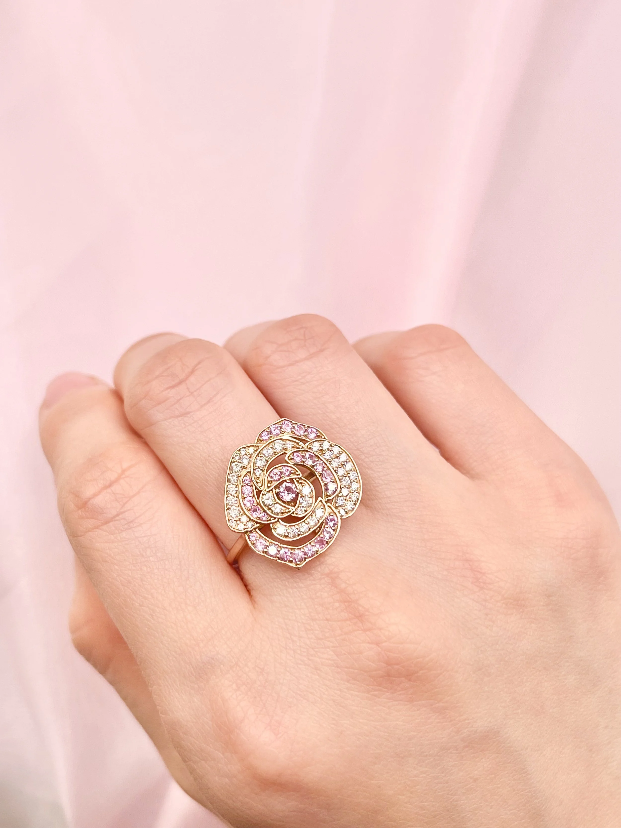 Éclat de Rose Ring 18KPG