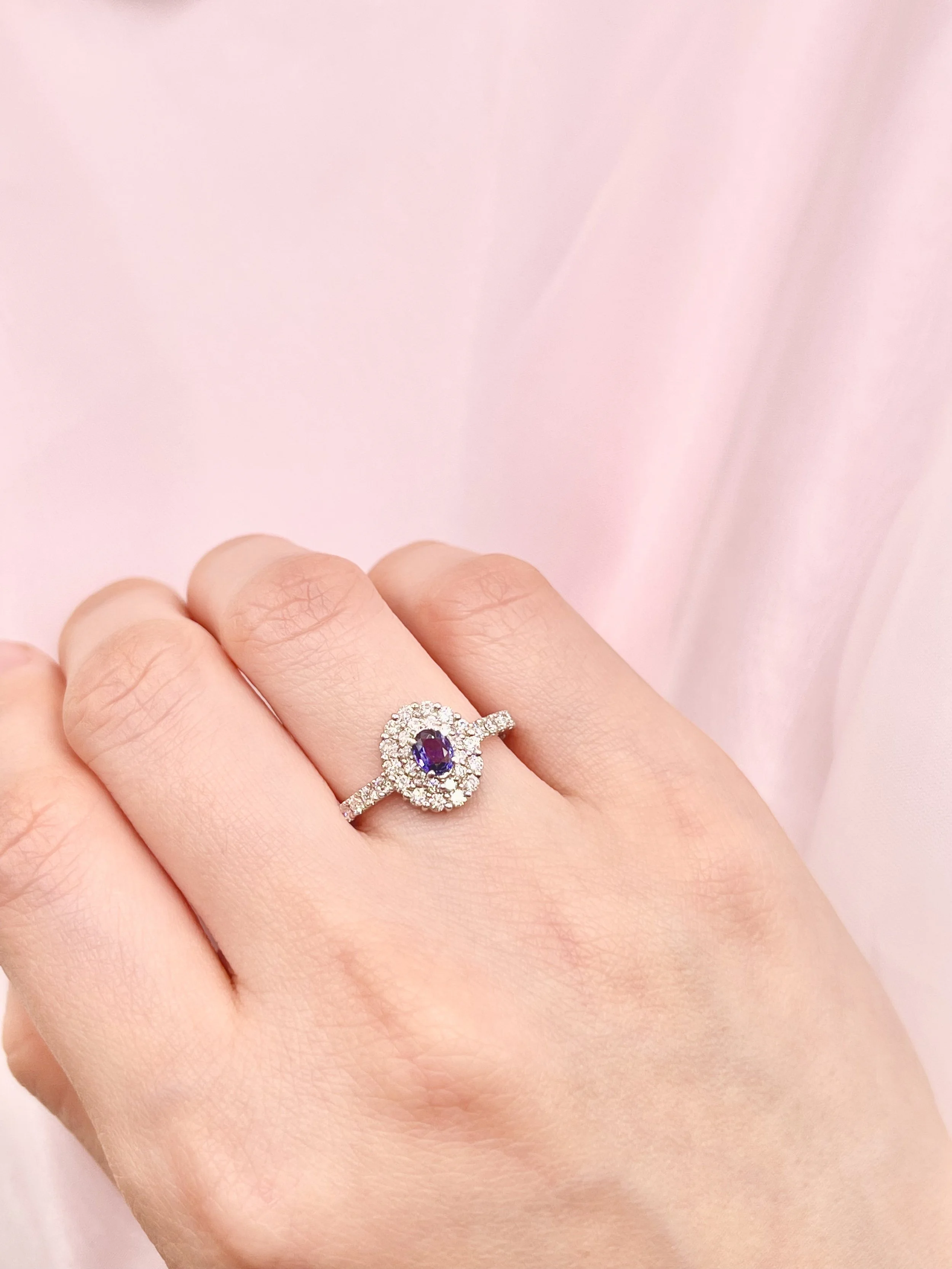 Sapphire Nocturne Ring