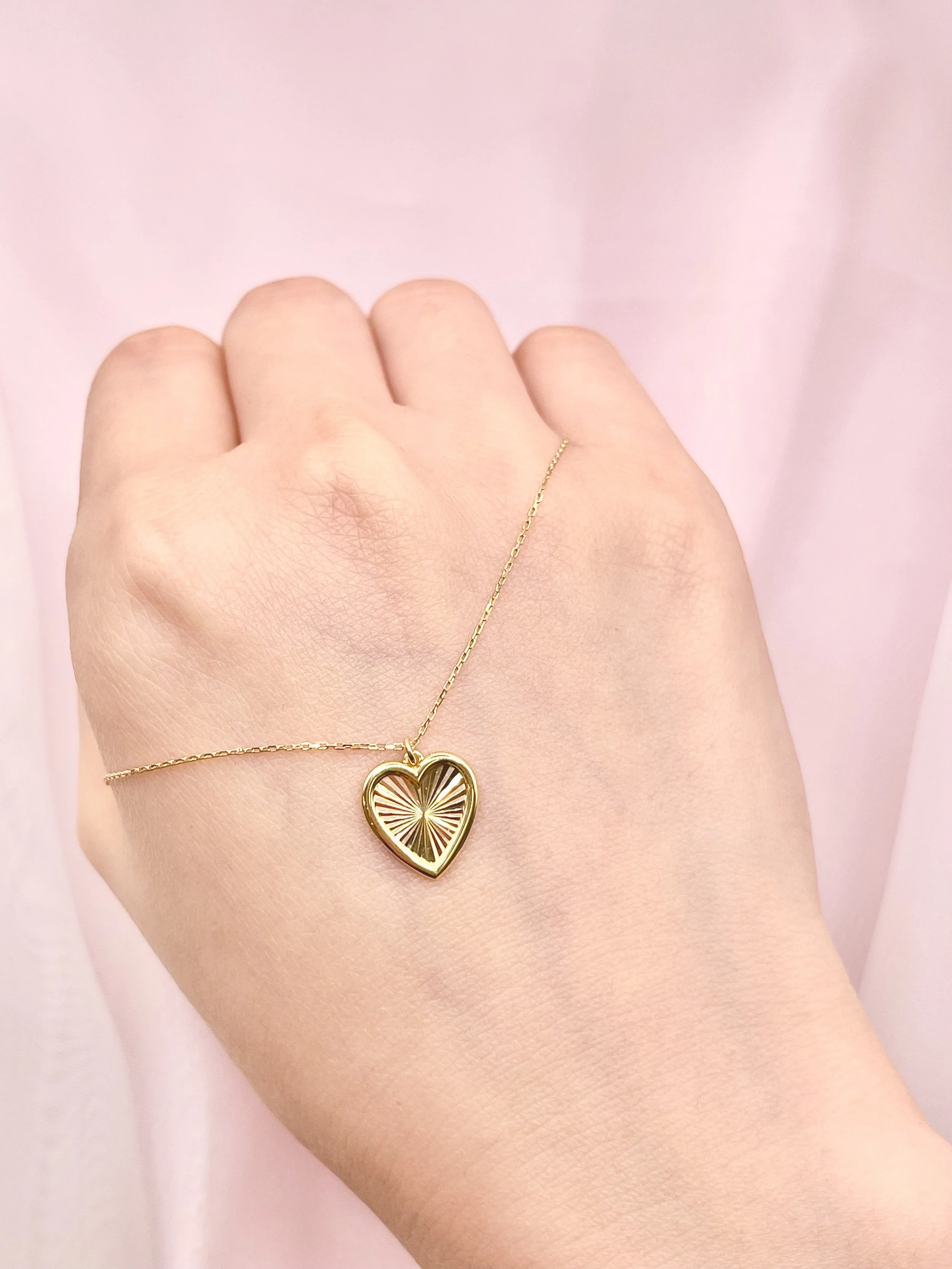 Full of Heart Necklace 18KYG