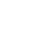 Simple white icon of a person standing with arms extended sideways on a black background.