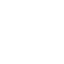 Outline of two hands holding a lotus flower.