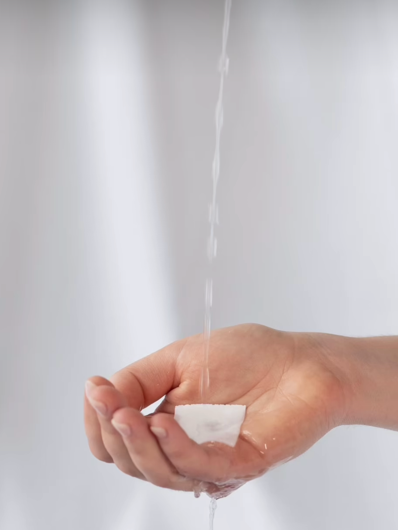 Water-activated hygiene technology