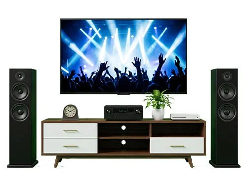 Home audio video TV and sound system