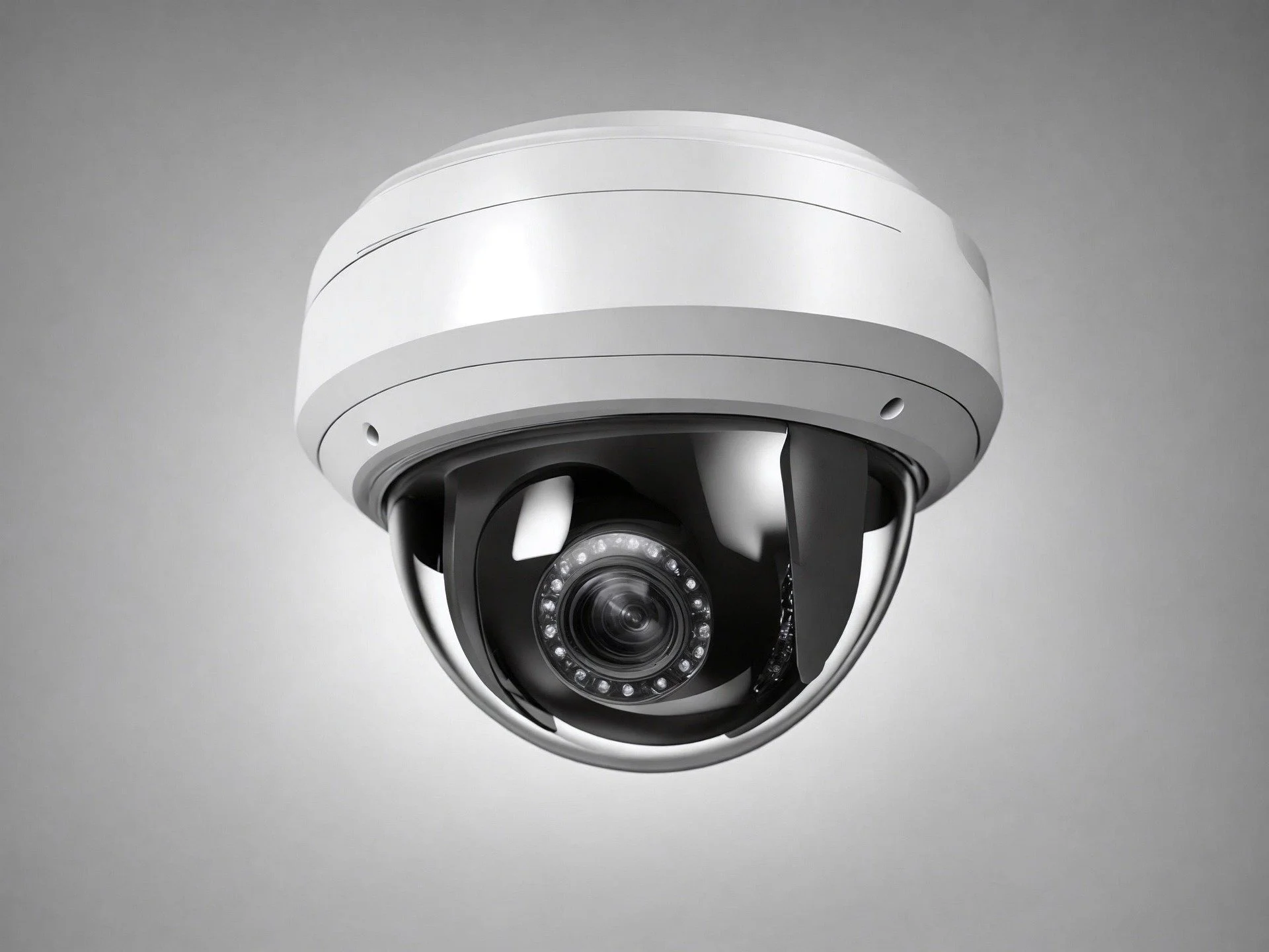 dome ceiling camera finding intruders and letting home owners know someone is on property
