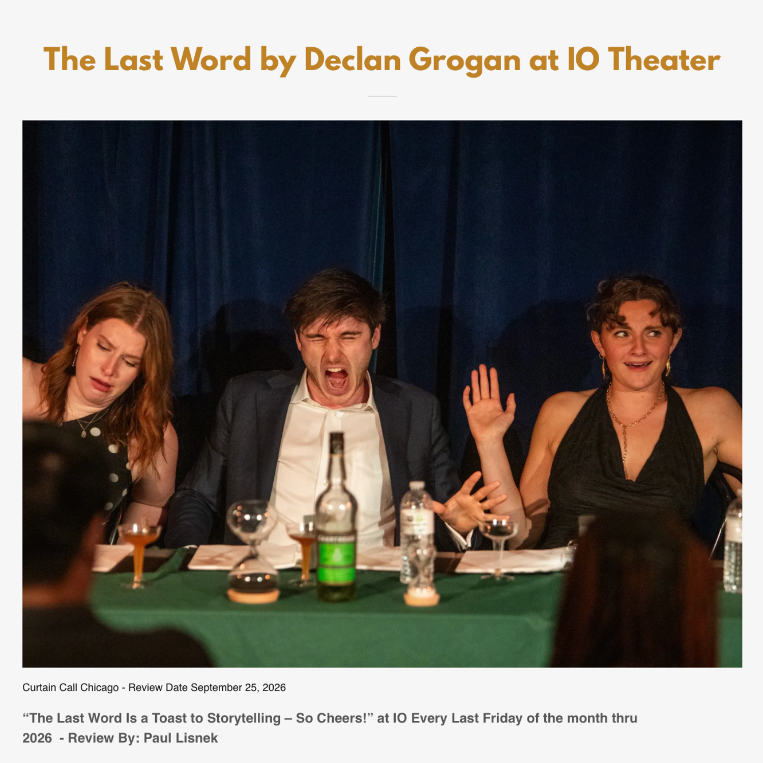 Curtain Call Chicago Review
