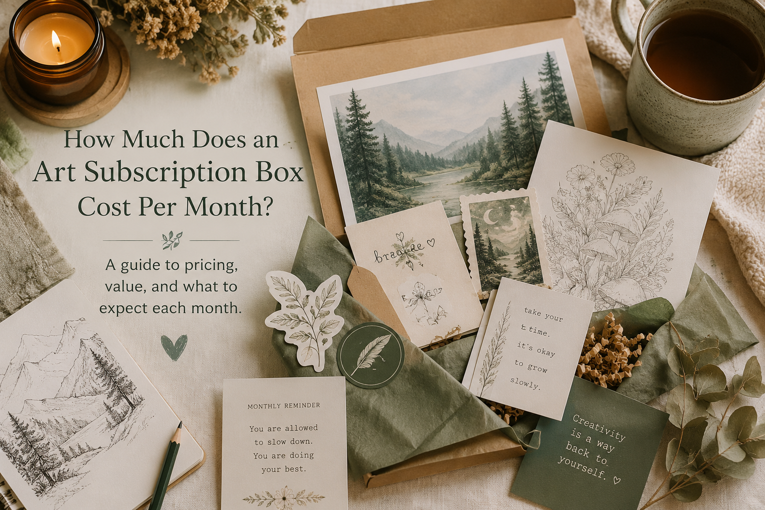 How Much Does an Art Subscription Box Cost Per Month?