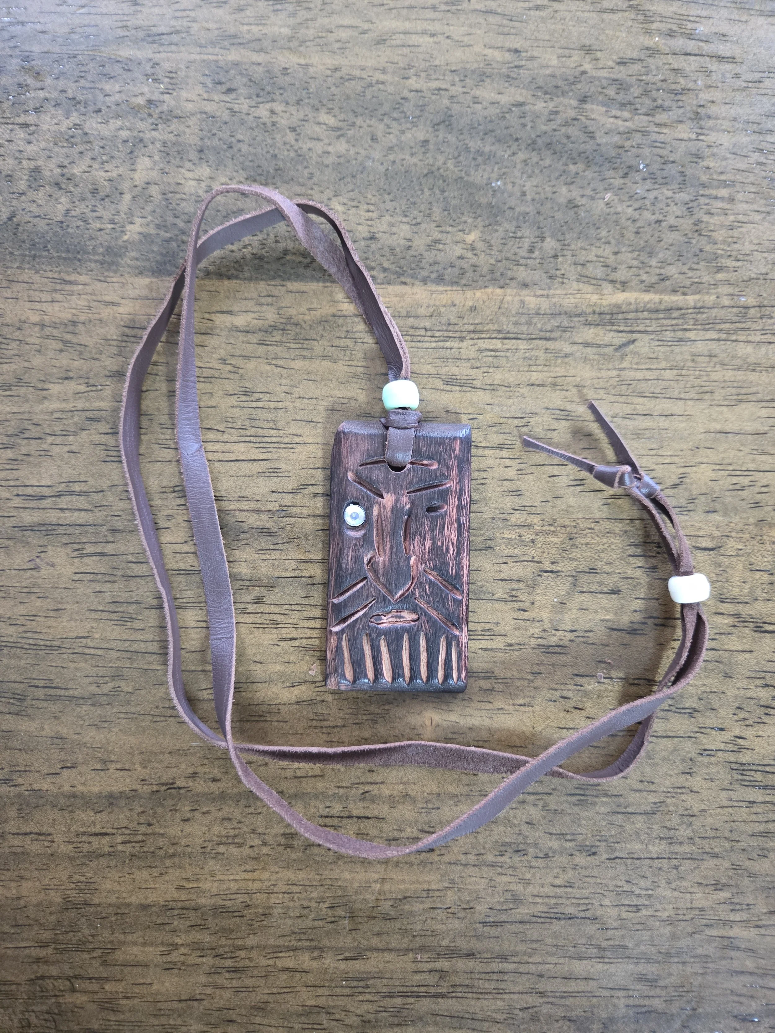 Odin – Norse God | Hand-Burned Eucalyptus Pendant