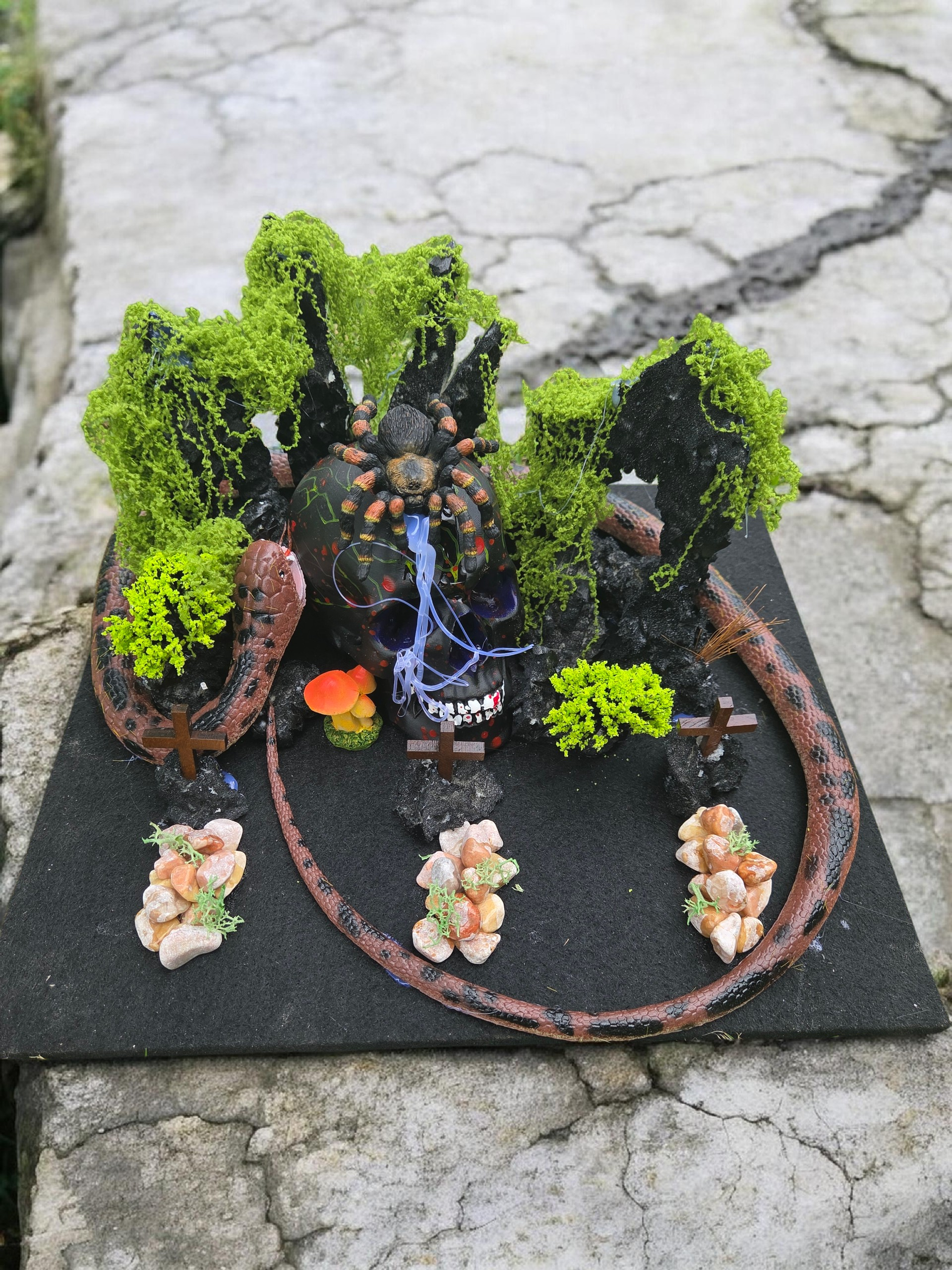 Skull Graveyard  Art