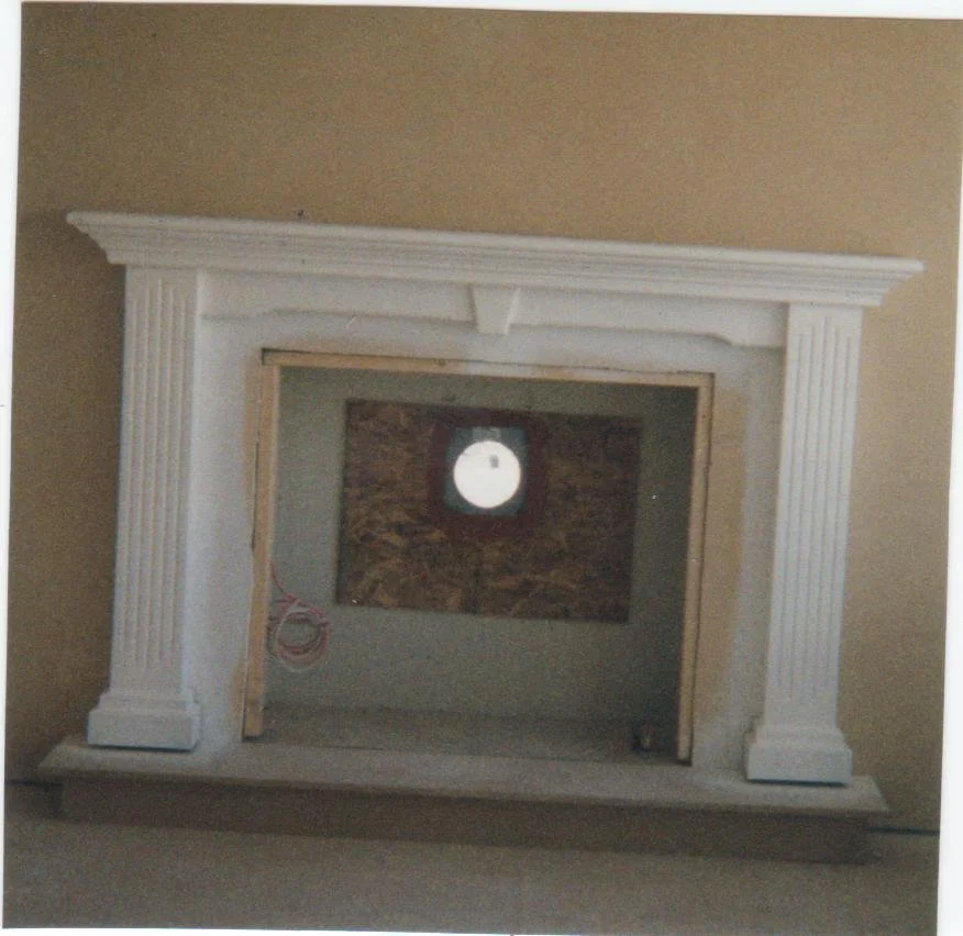 Fireplace mantle and columns.jpg