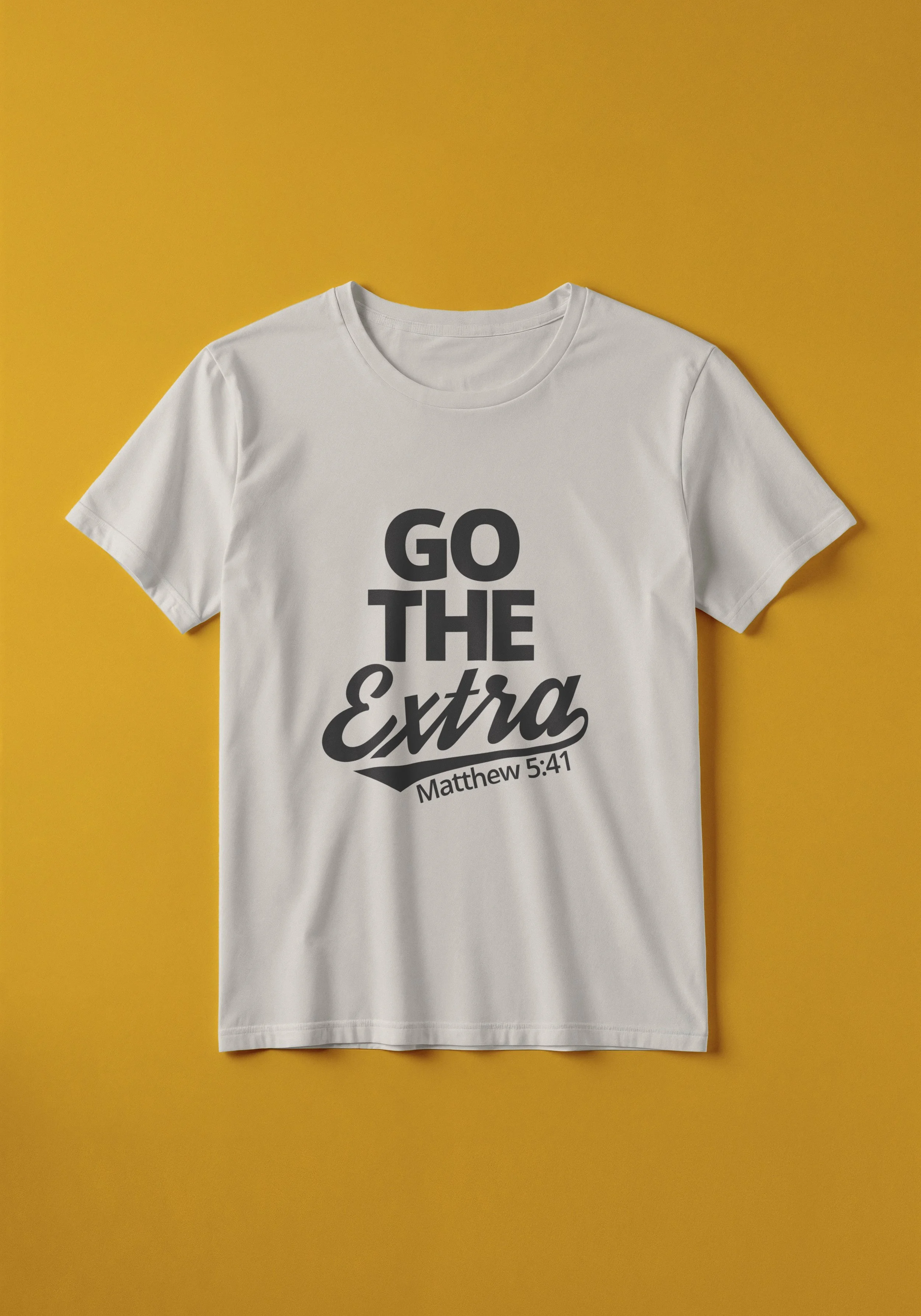 Inspirational 'Go the Extra Mile' T-shirt