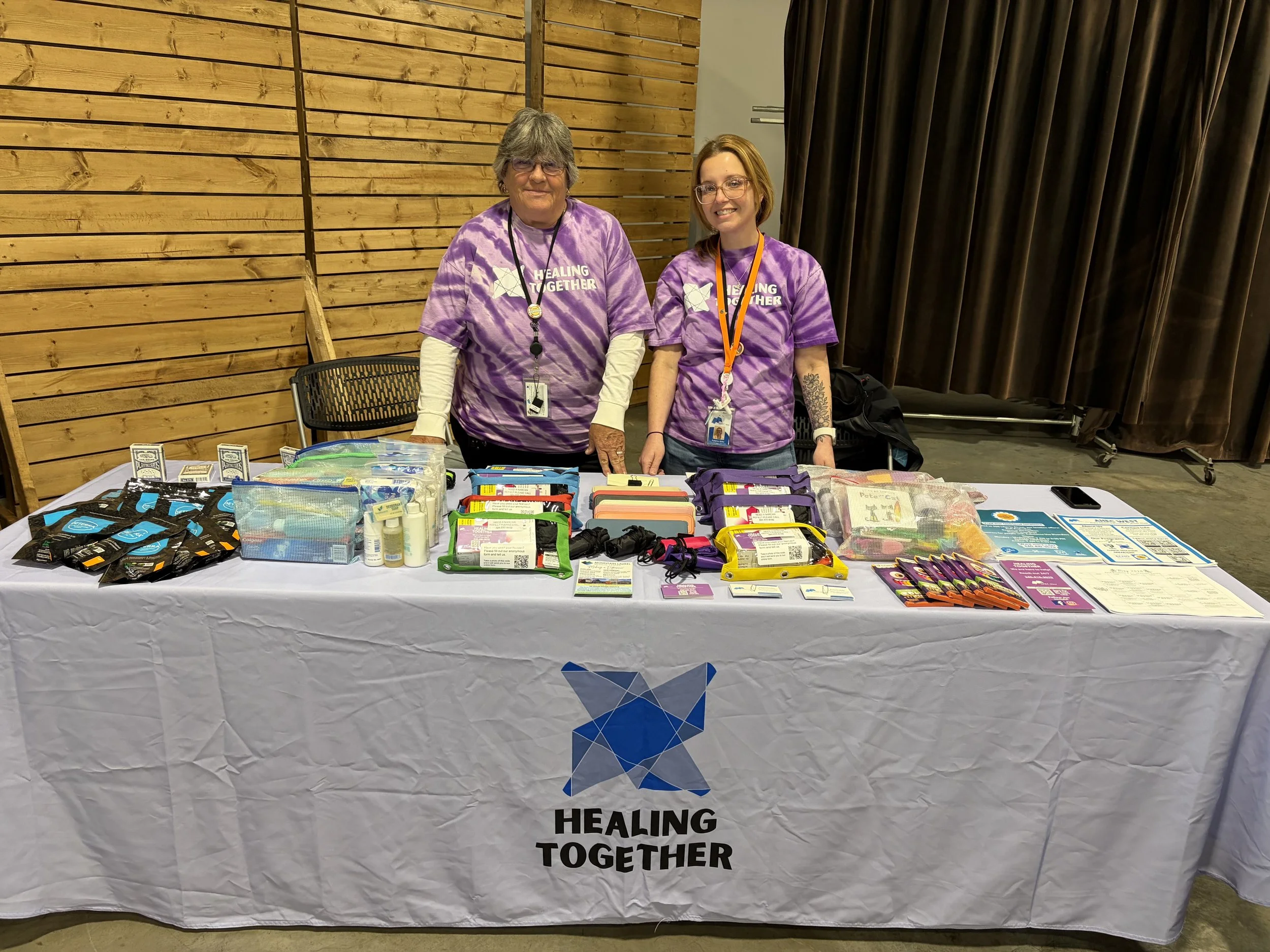 Healing Together outreach table