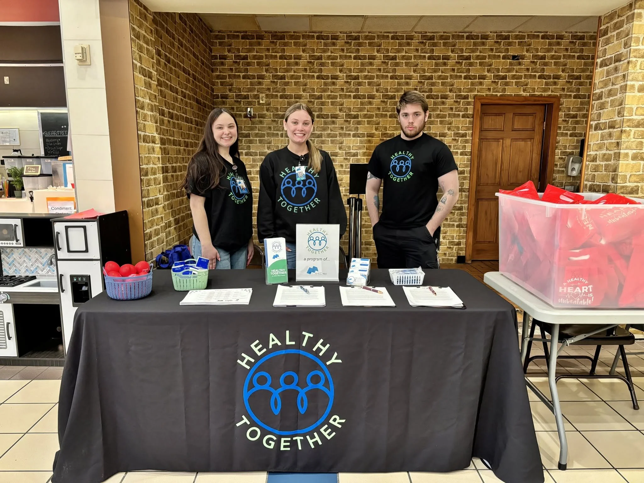 Healthy Together team outreach table