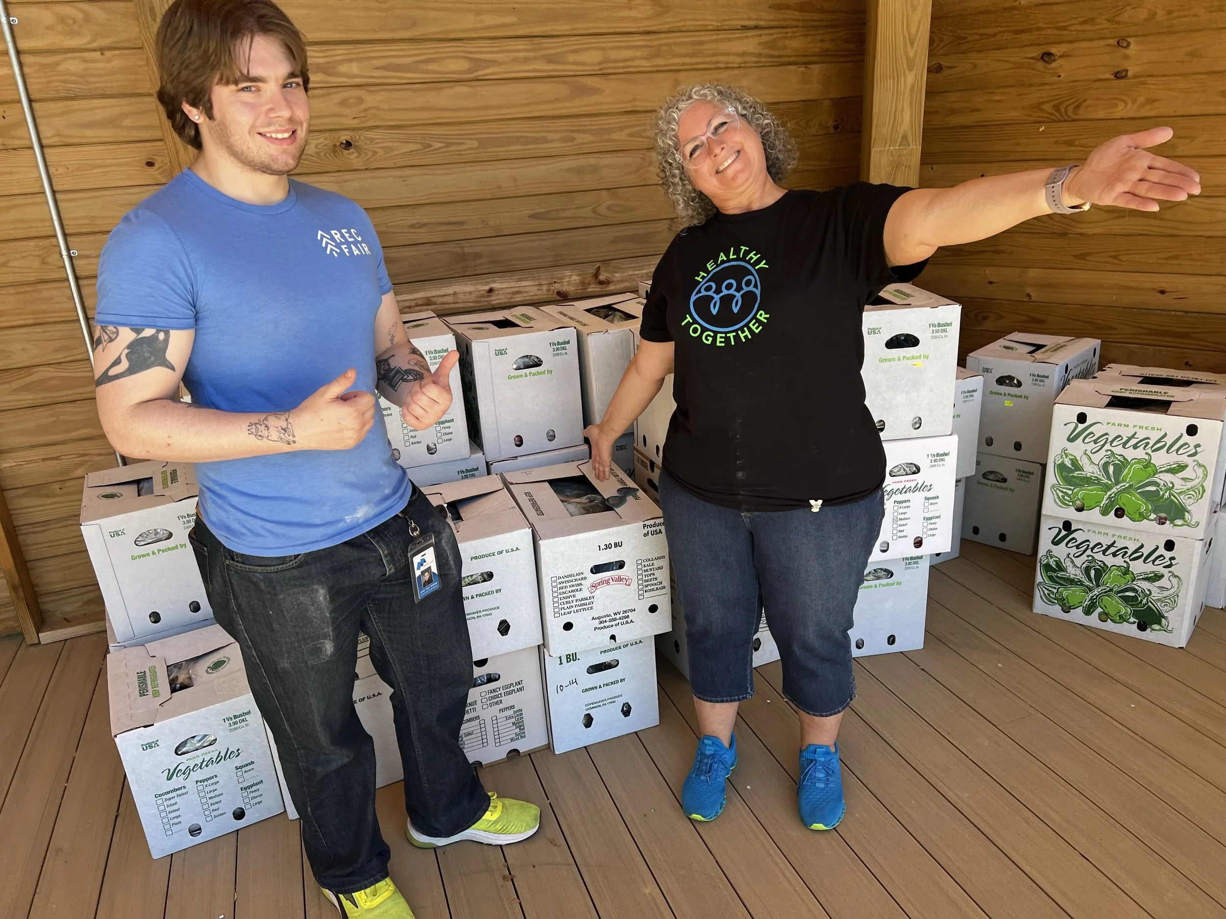 Healthy Together produce distribution