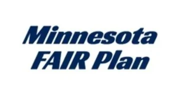 Minnesota Fair Plan logo in blue text on a white background.