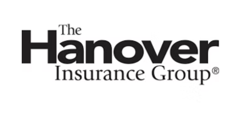 Logo of The Hanover Insurance Group with black text on a white background.