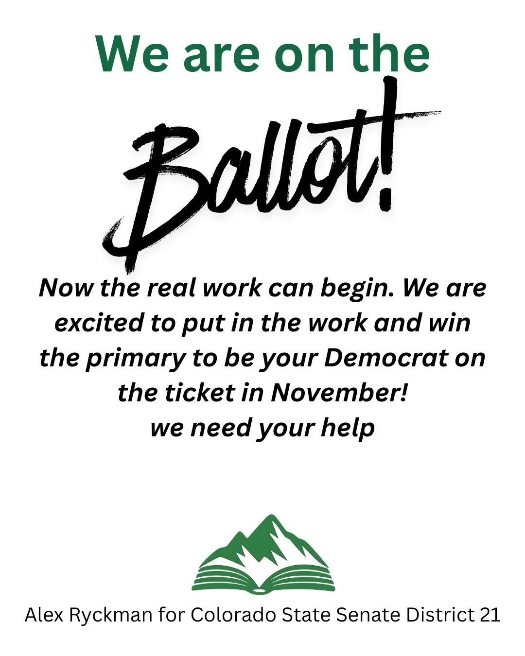 We are so excited to continue this campaign! We need your support more than ever. Join Hollie on Tuesday nights at 8pm for our volunteers meeting 🫶🏻
