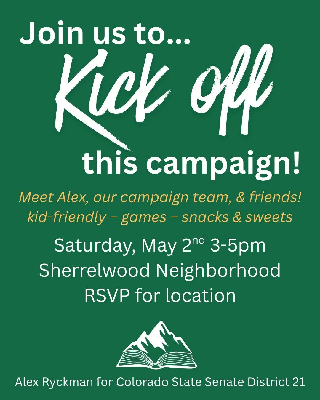 Fun afternoon forecasted for Saturday, May 2nd! 🔗 RSVP link in bio