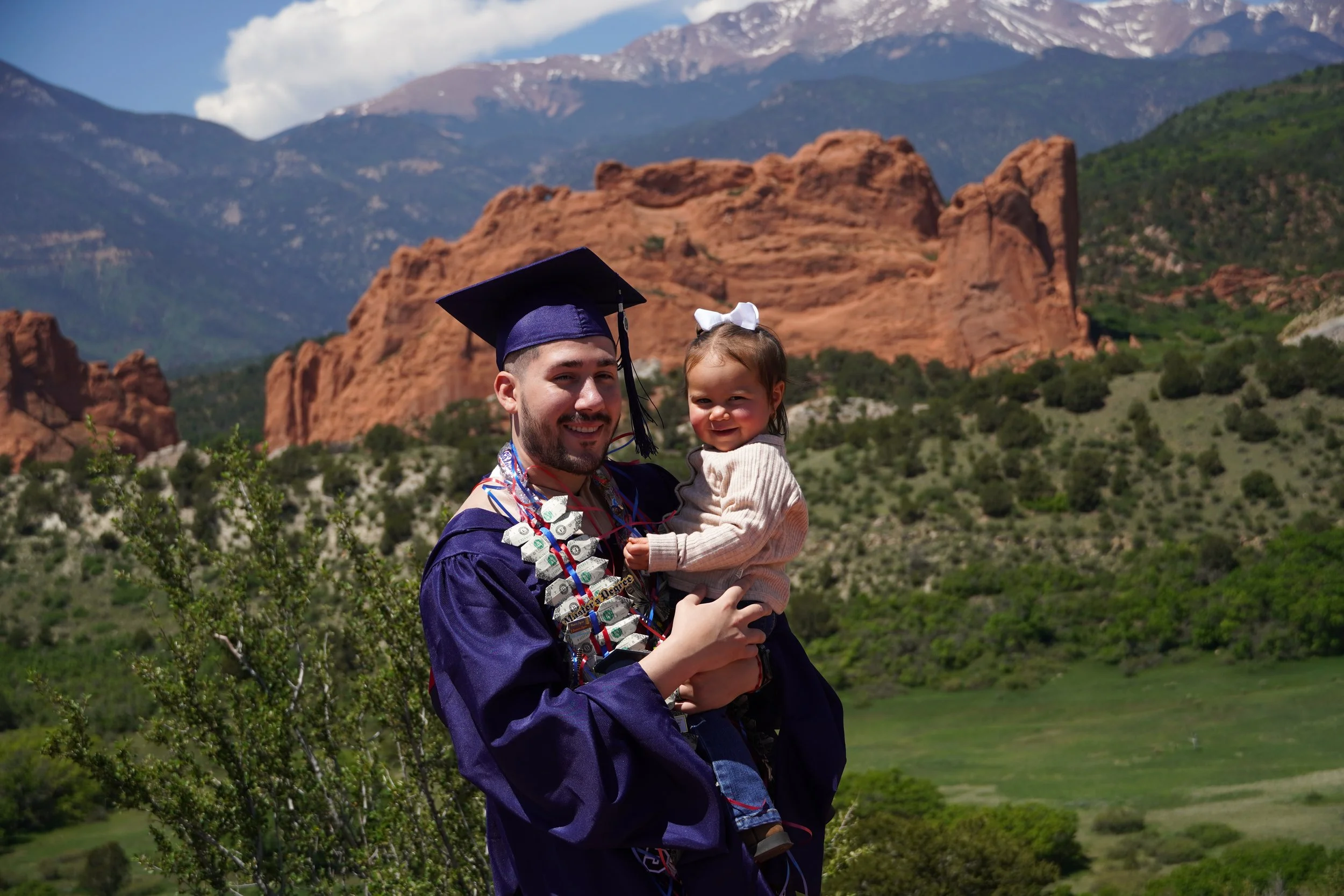 Graduate session with the family.