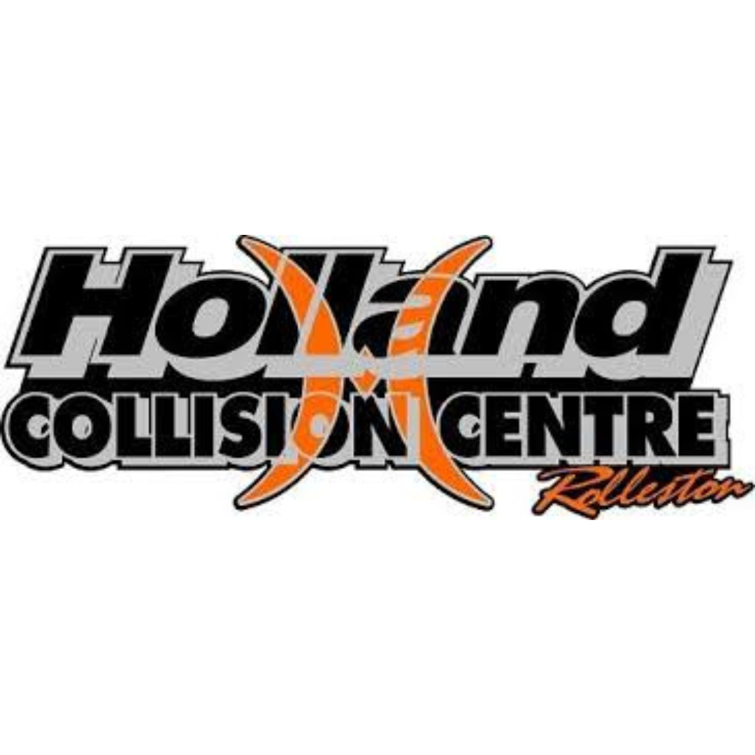 Logo for Holland Collision Centre Kollation with stylized orange X and black and gray text.