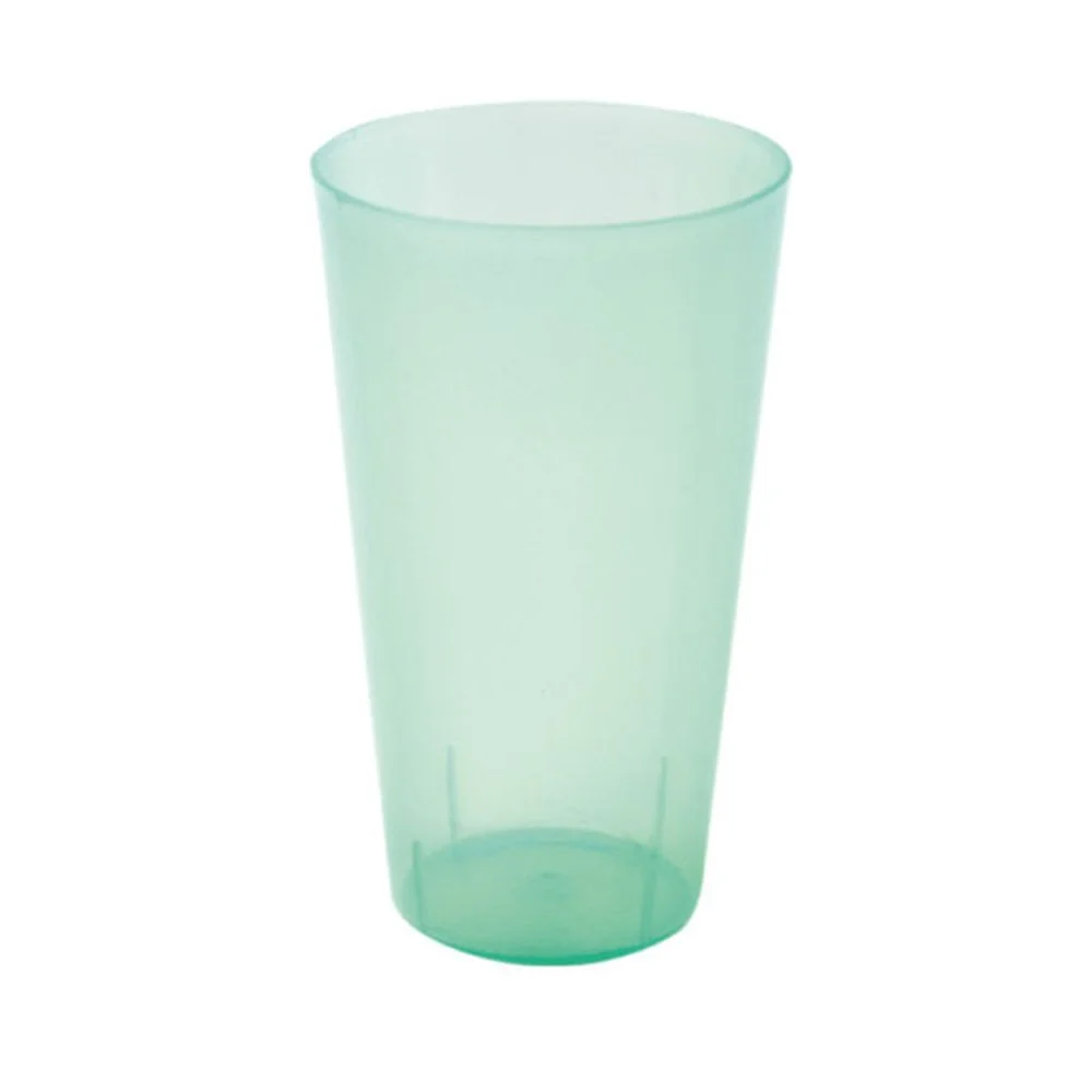 Translucent plastic cup