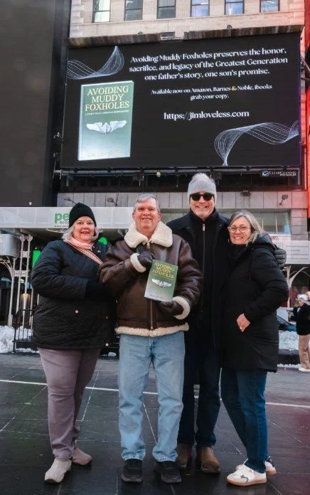 From Maryland to Times Square, Jim Loveless and his family made the journey to witness a powerful tribute 
celebrating his father’s legacy and the story that now lives on for the world to see.