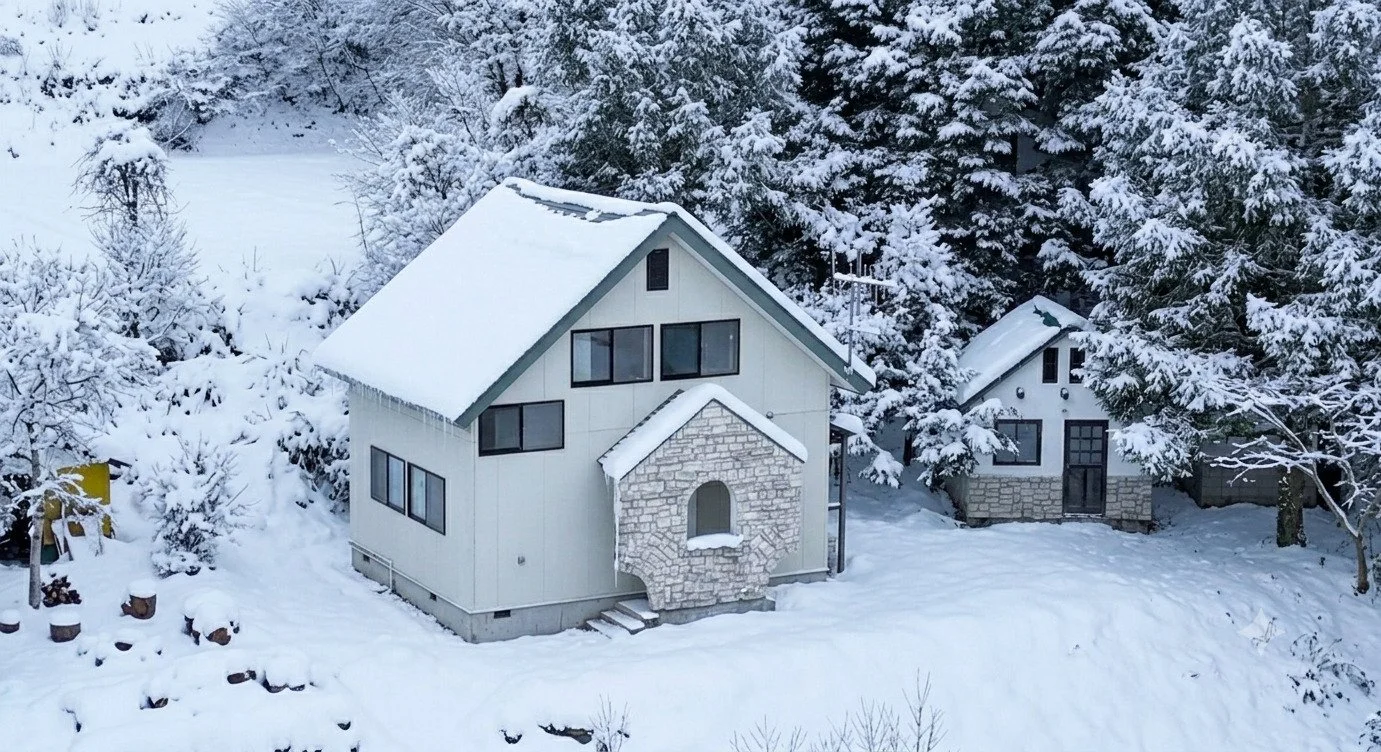 KIJIMA Cottage Self Contained Holiday Lodge in Kijimadaira Iiyama Nagano in rural Japan