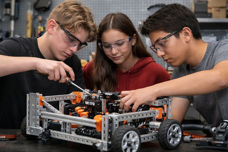 Design, Build, and Code - Robotics                                                                              (9th - 12th) Thursday 1:00-2:00