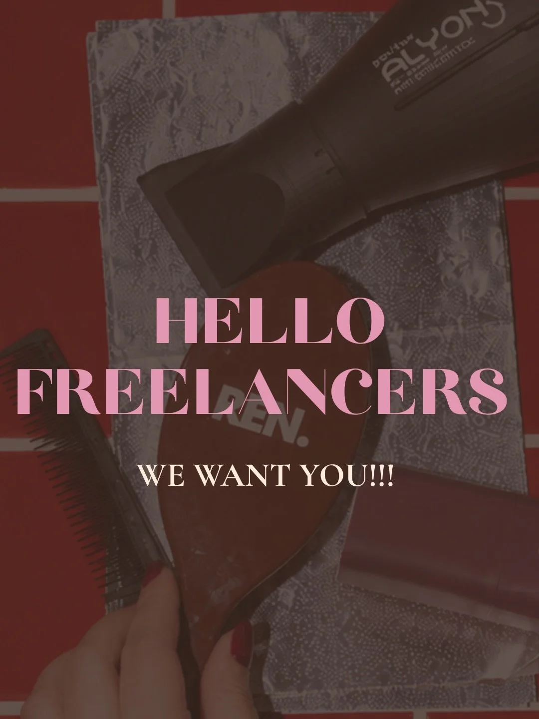 Are you a FREELANCER or looking to RENT A CHAIR ⁉️

Shag is opening its doors to find and work alongside other passionate Stylists and Entrepreneurs. 💗

Being a Freelancer or Rent-a-Chair doesn&rsquo;t mean you can&rsquo;t work with a kick-ass brand