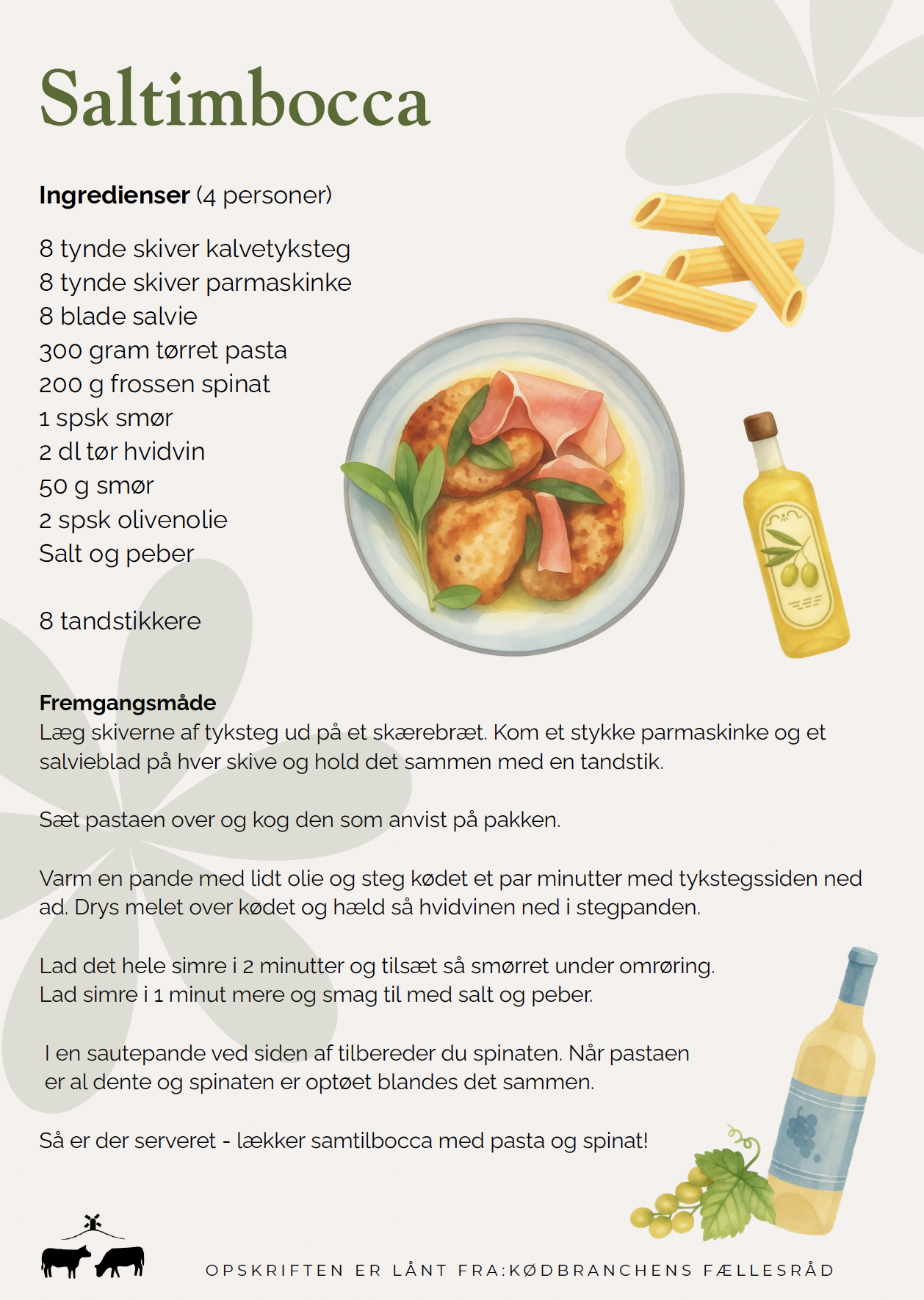 Saltimbocca a la Illerup Møllegaaard