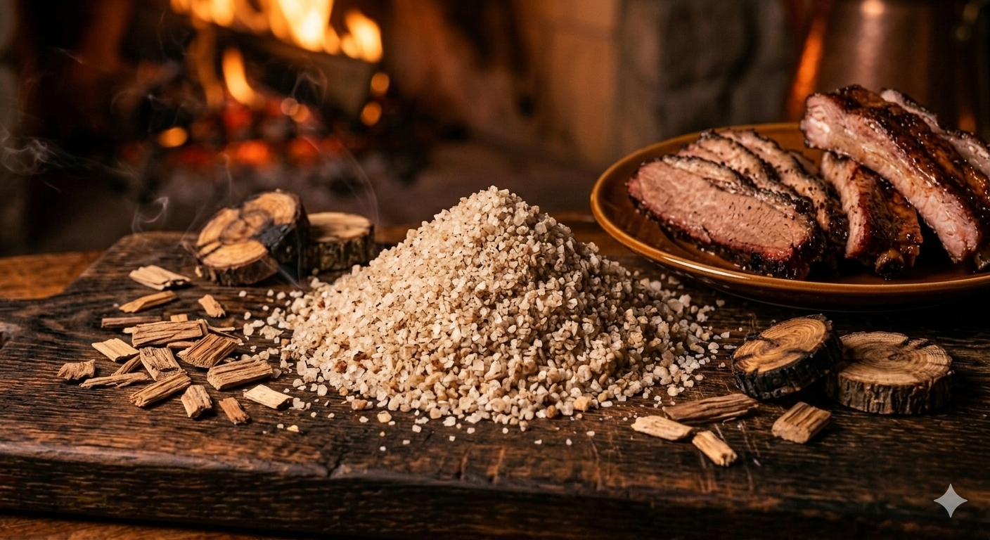18 Hour Hickory Smoked Pink Himalayan Salt - 4oz