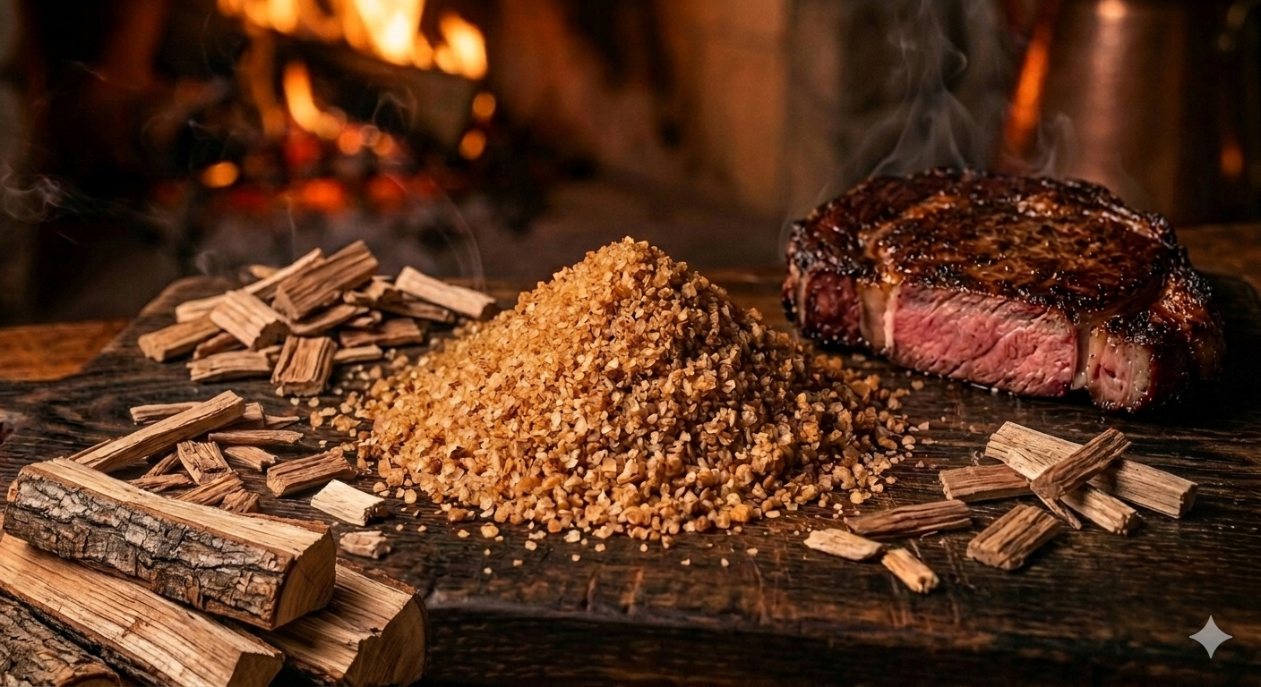 18 Hour Pecan Wood Smoked Coarse Pink Himalayan Salt - 4oz