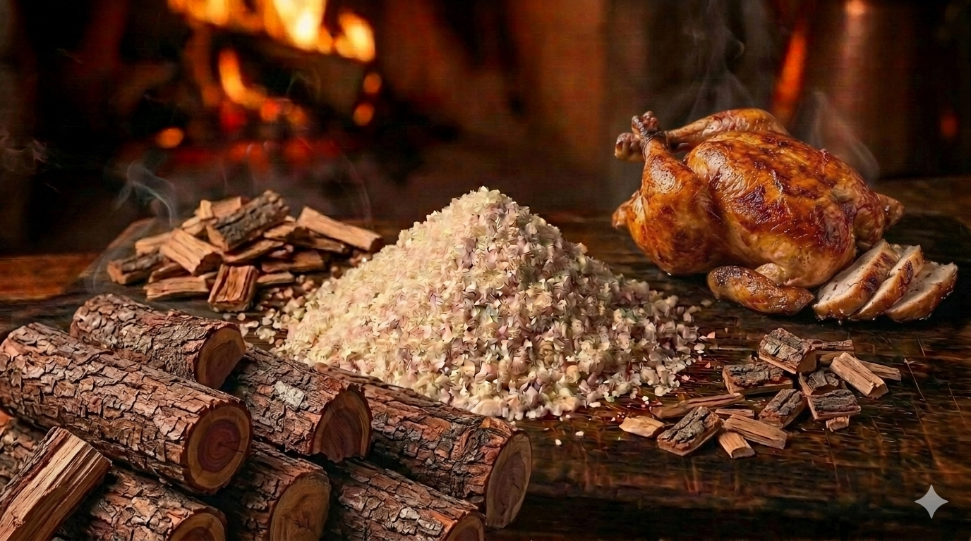 18 Hour Cherry Wood Smoked Coarse Pink Himalayan Salt - 4oz