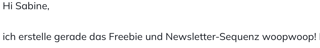 Feedback Elke Kieber für Workbook und Coaching oder Mentoring